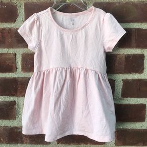 GAP Light Pink Girls' Short Sleeve Tank-Style Dress
